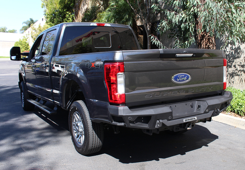 Ford F-250 Bumper - Rear - Go Rhino - BR20.5 - Textured Black - `17-`19